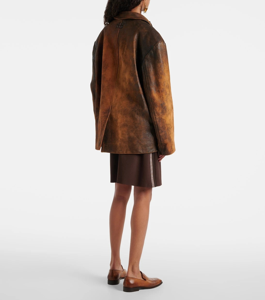 Miu Miu - Oversized suede jacket