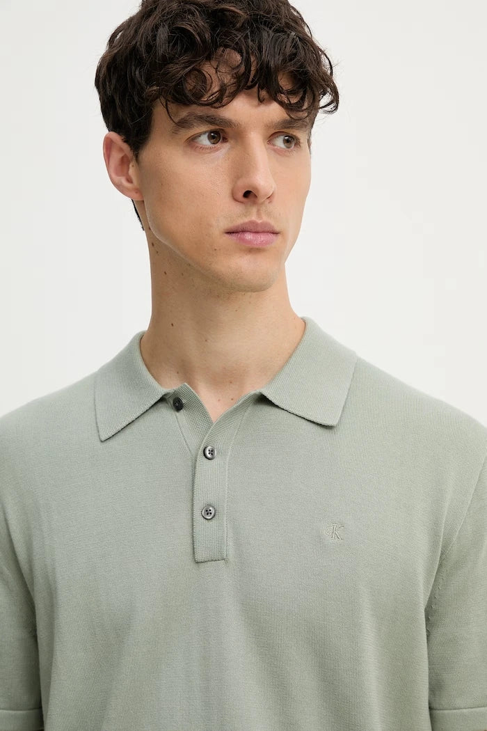 Calvin Klein erkek pamuklu yakalı polo tişört