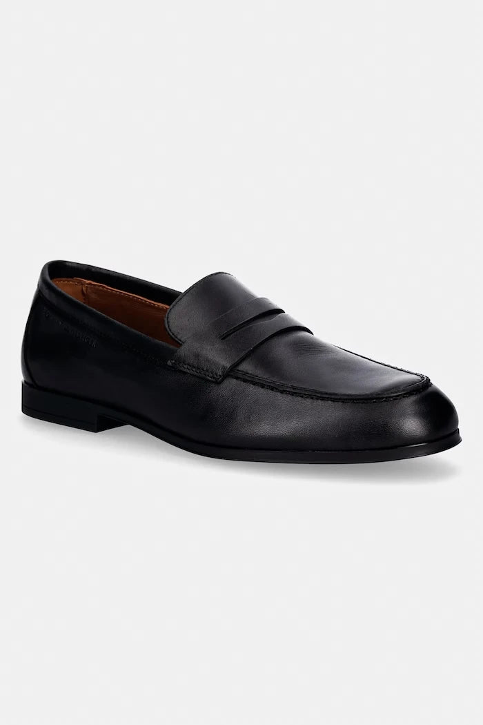 Tommy Hilfiger Erkek Deri FLEXIBLE SLIM LEATHER LOAFER Mokasen