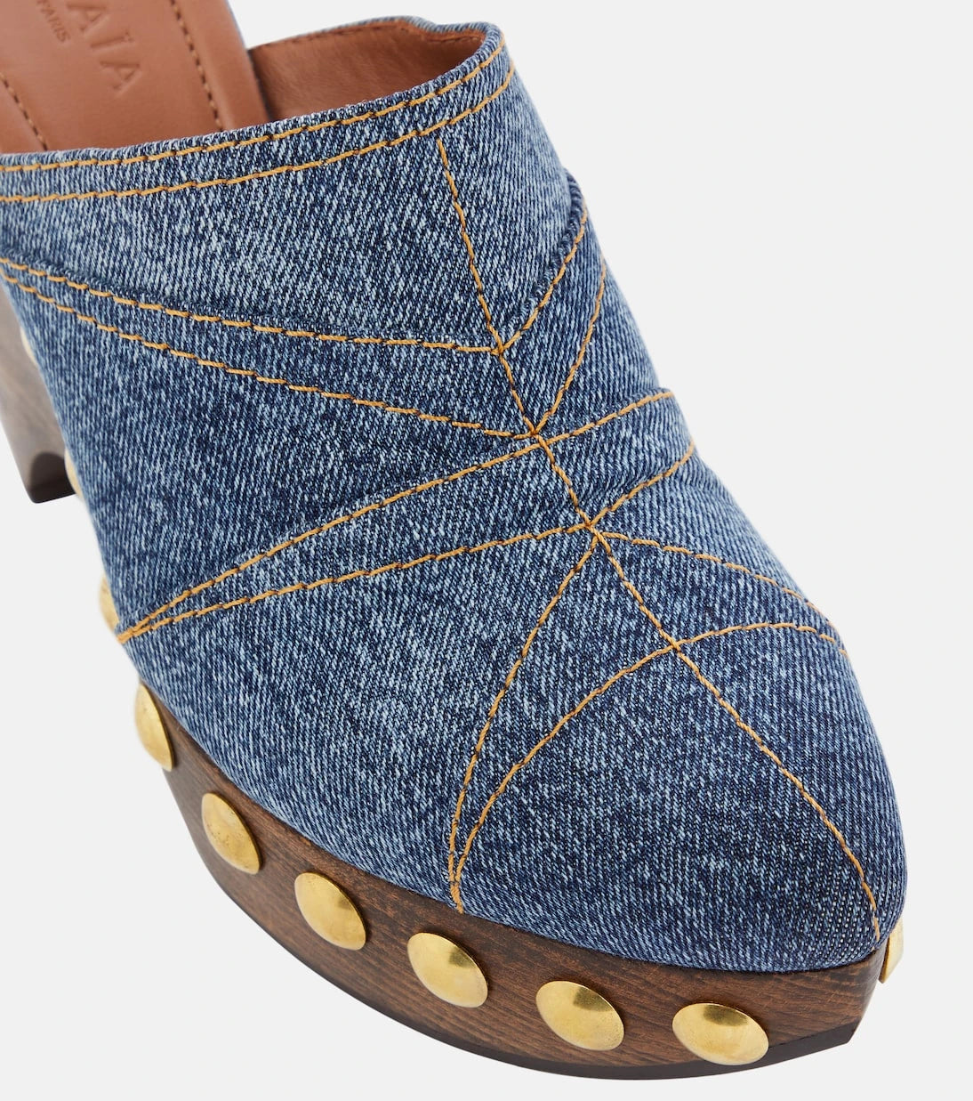 Alaïa - Le Sabot denim mules