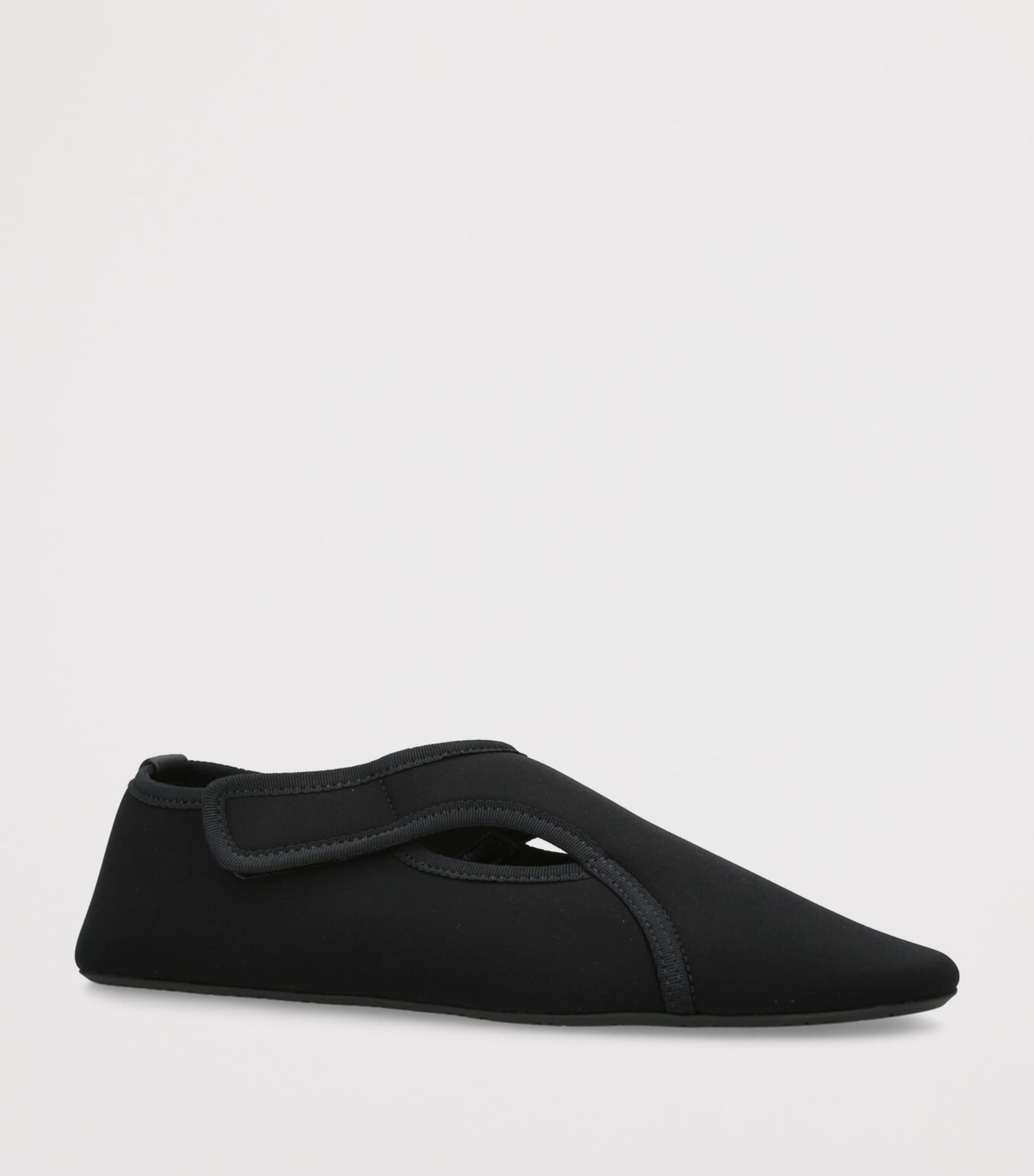 Alaïa Black Neoprene Ballet Flats