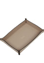 Small Panama Leather Rectangular Trinket Tray