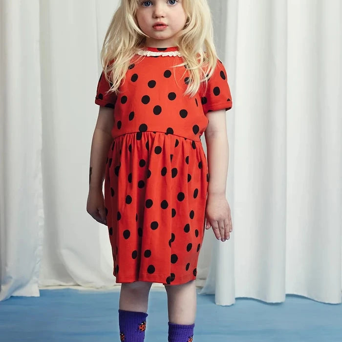 Mini Rodini Dots Çocuk Pamuklu Elbise