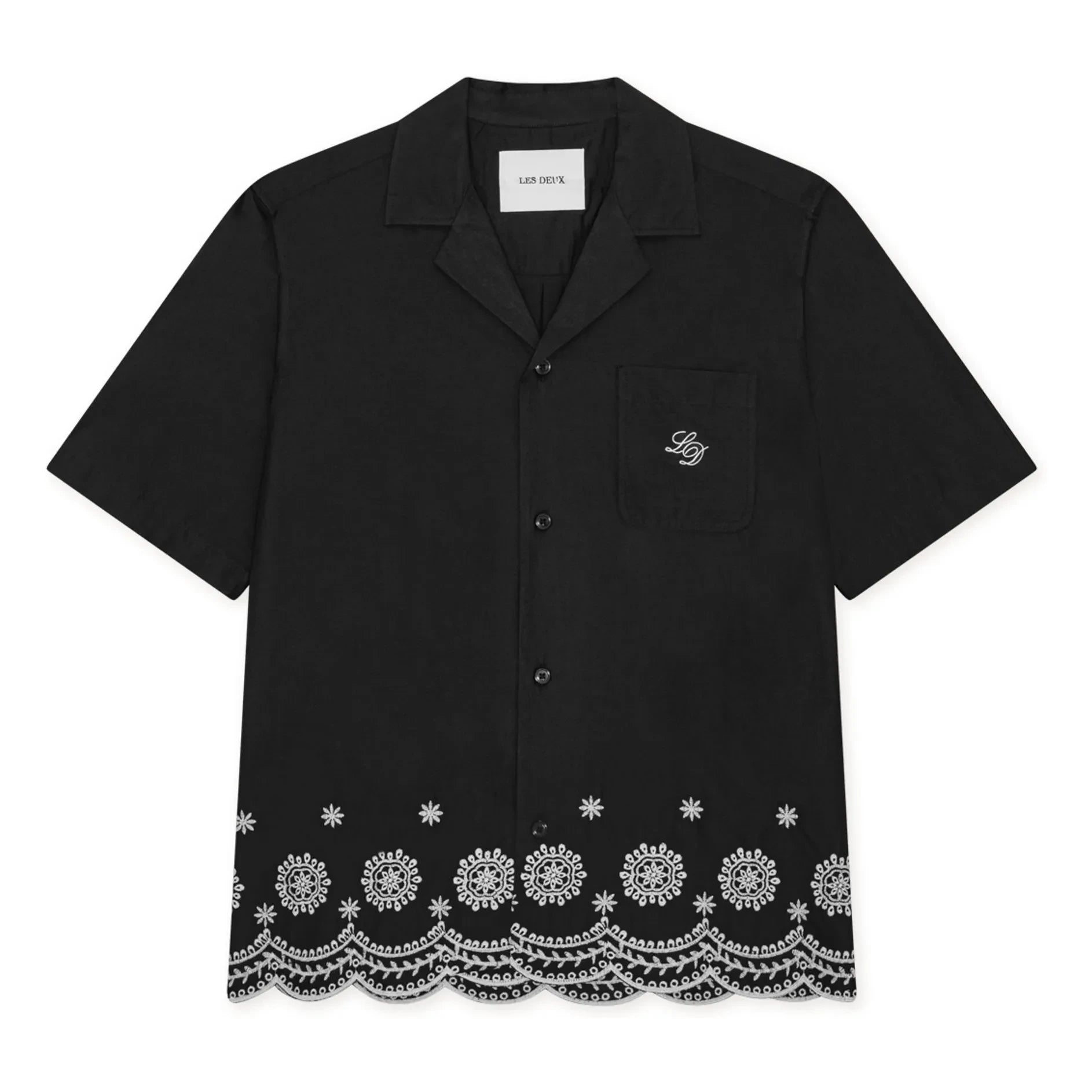 Les Deux - Border shirt  | Black