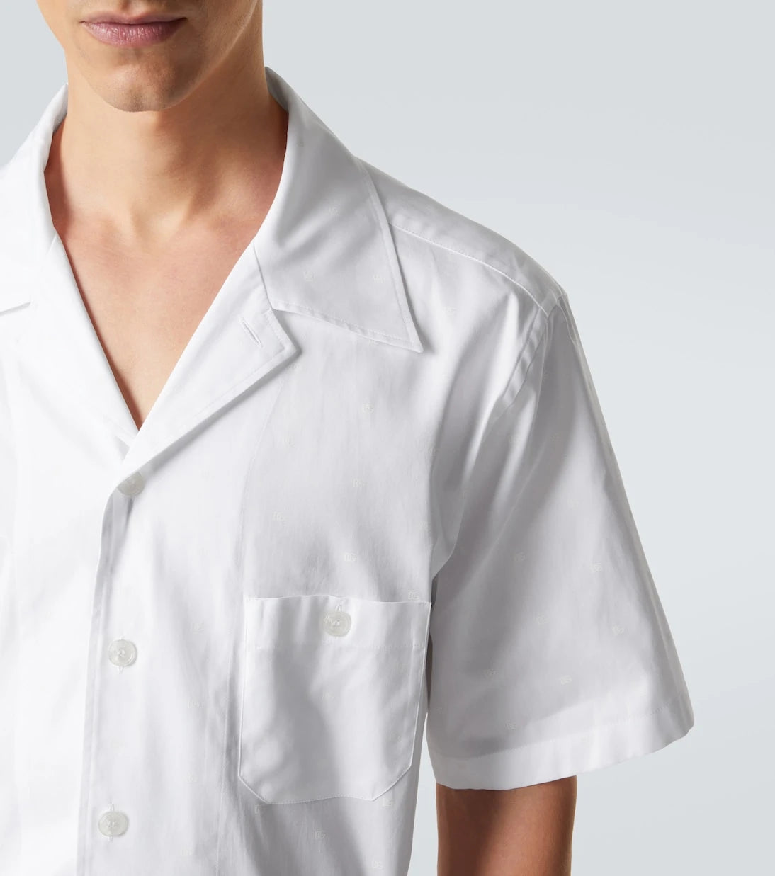 Dolce&Gabbana - Cotton bowling shirt