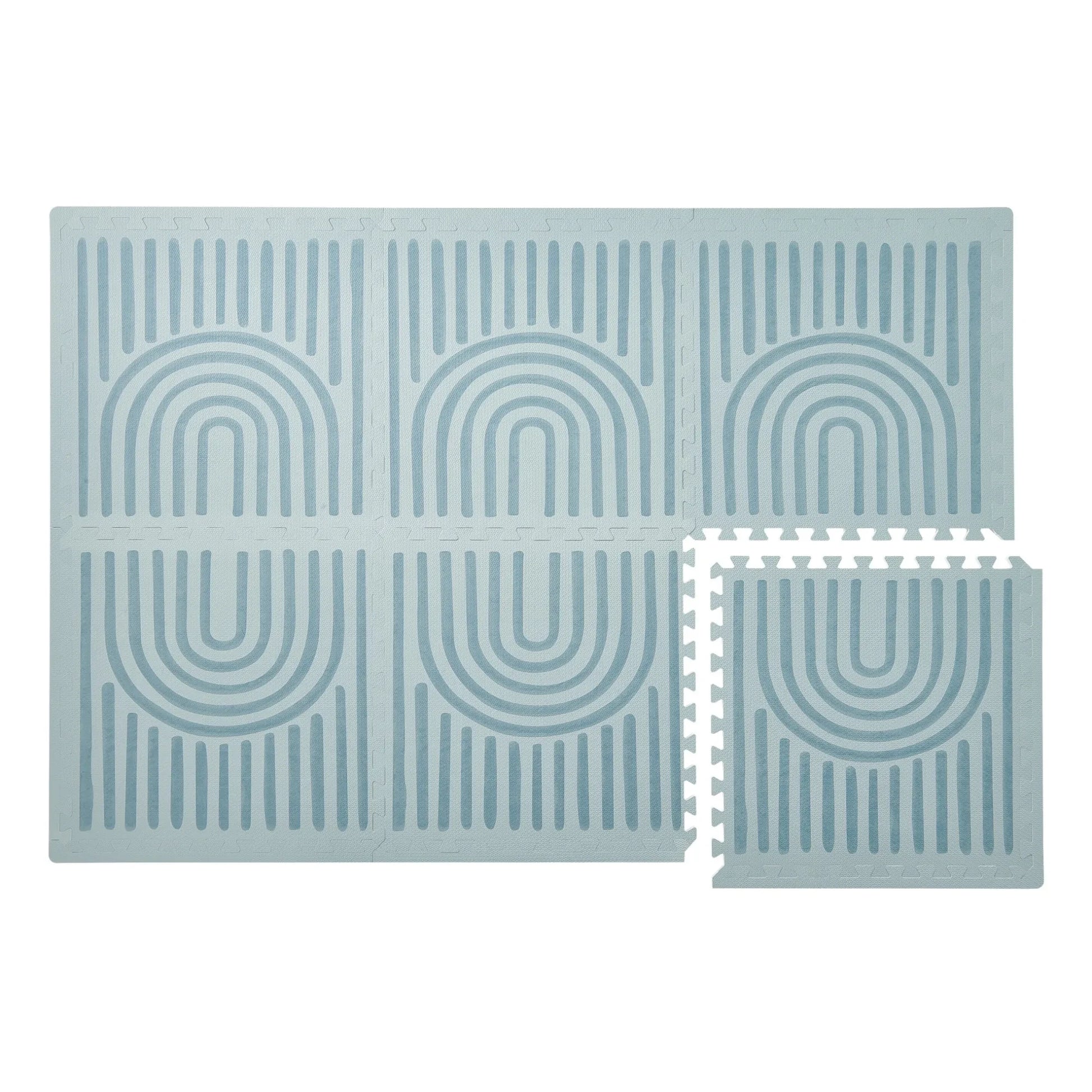Toddlekind - Linear modular playmat | Grey blue