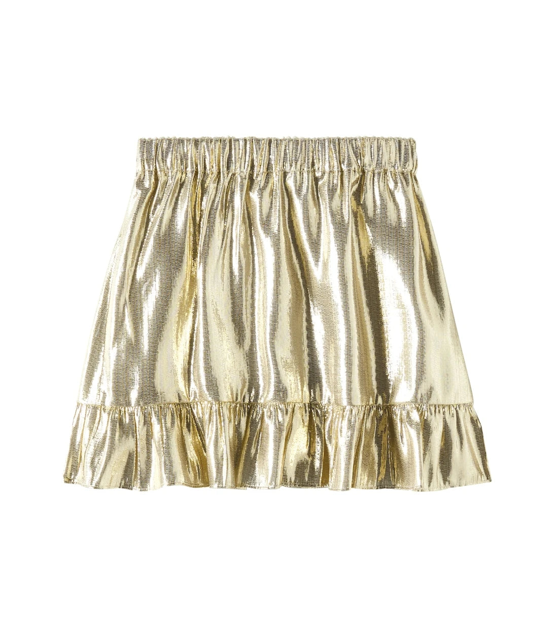 Self-Portrait Kids - Fringed lamé skirt
