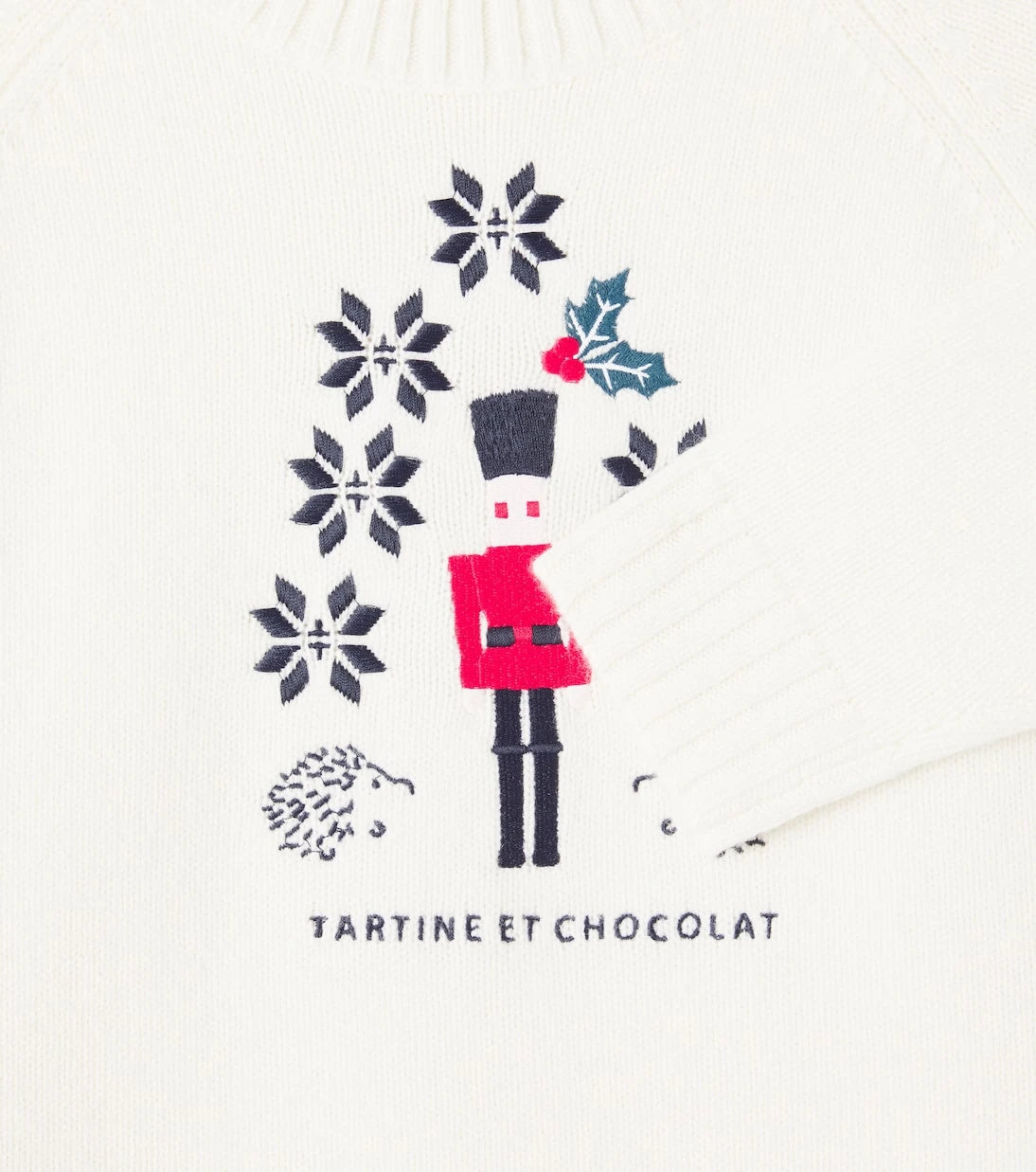 Tartine et Chocolat - Intarsia wool sweater