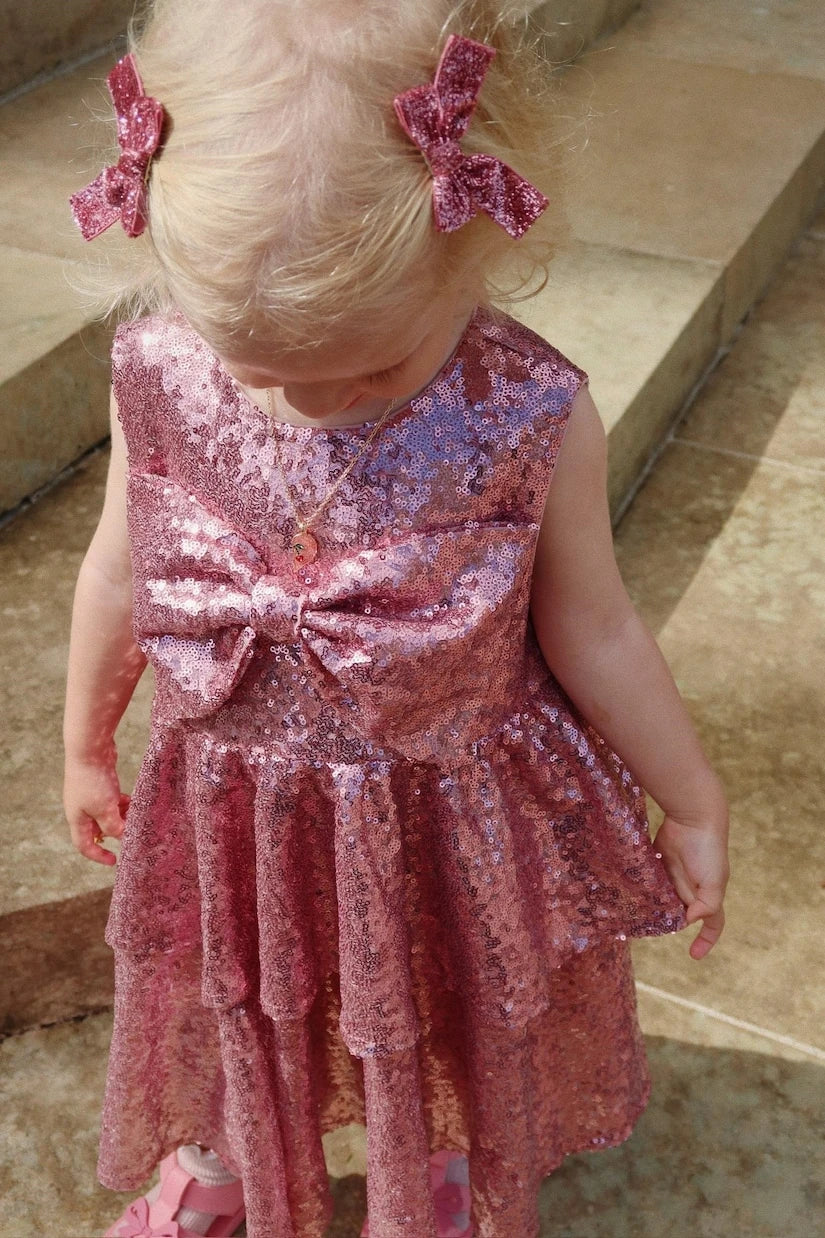 Konges Sløjd - Rosie sequined ruffled dress