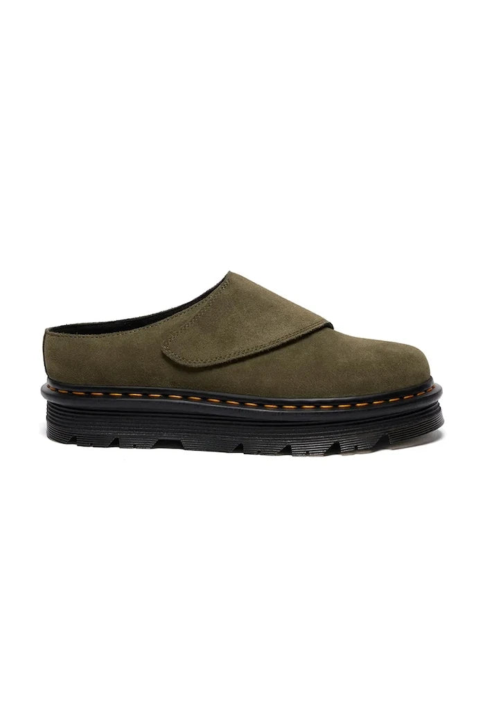 Велурени чехли Dr. Martens ZebZag AnyWair Mule