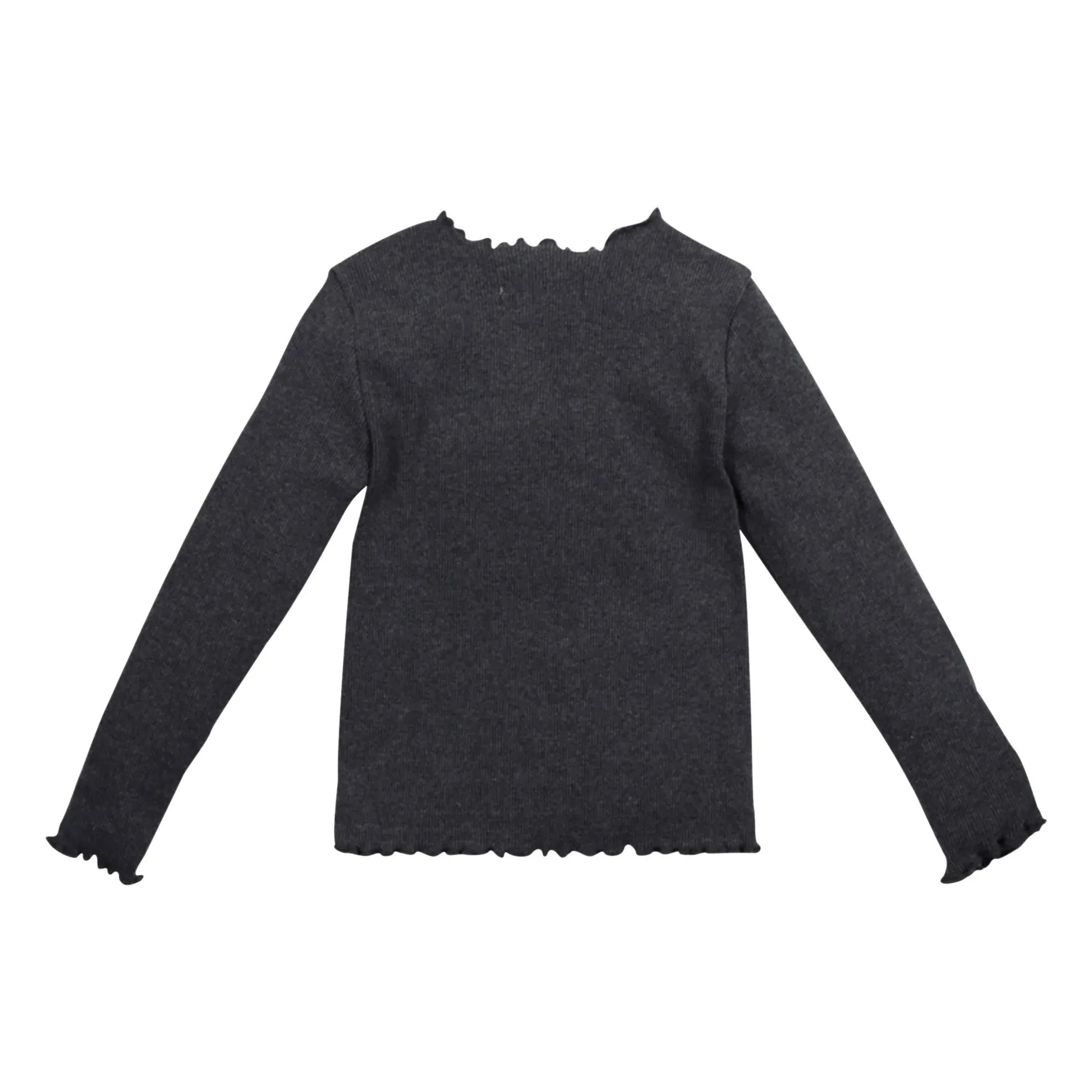 the new society - Ribbed T-shirt | Dark grey