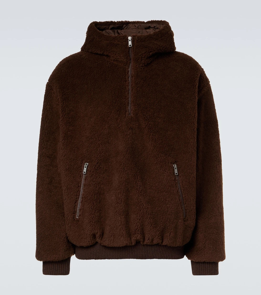 Prada - Wool-blend teddy jacket