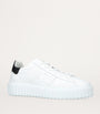 Leather H-Stripes Sneakers WHITE