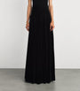 Velvet Maxi Skirt BLACK