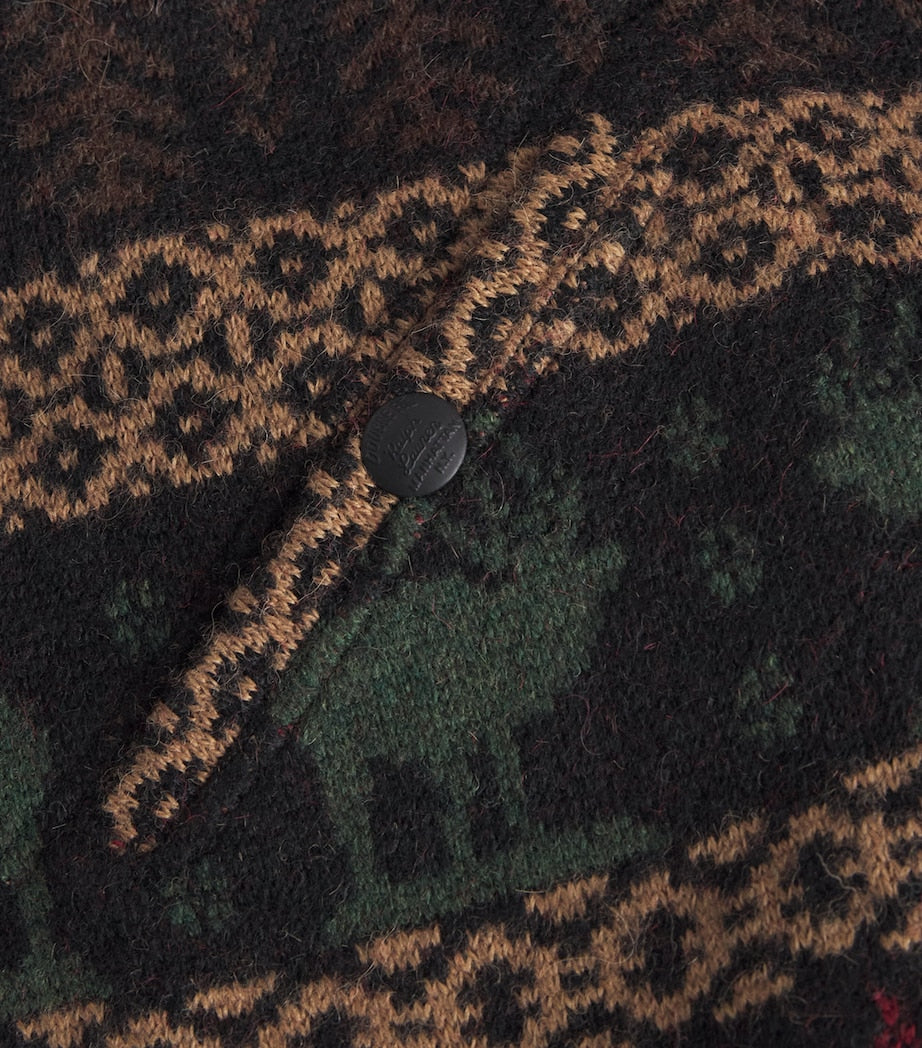 Alpaca-Wool Knitted Overshirt