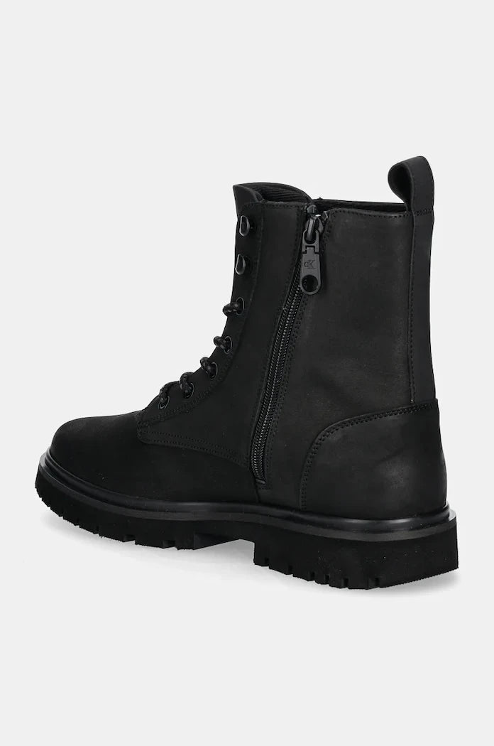 Обувки Calvin Klein Jeans EVA BOOT MID LACEUP REBELLIOUS