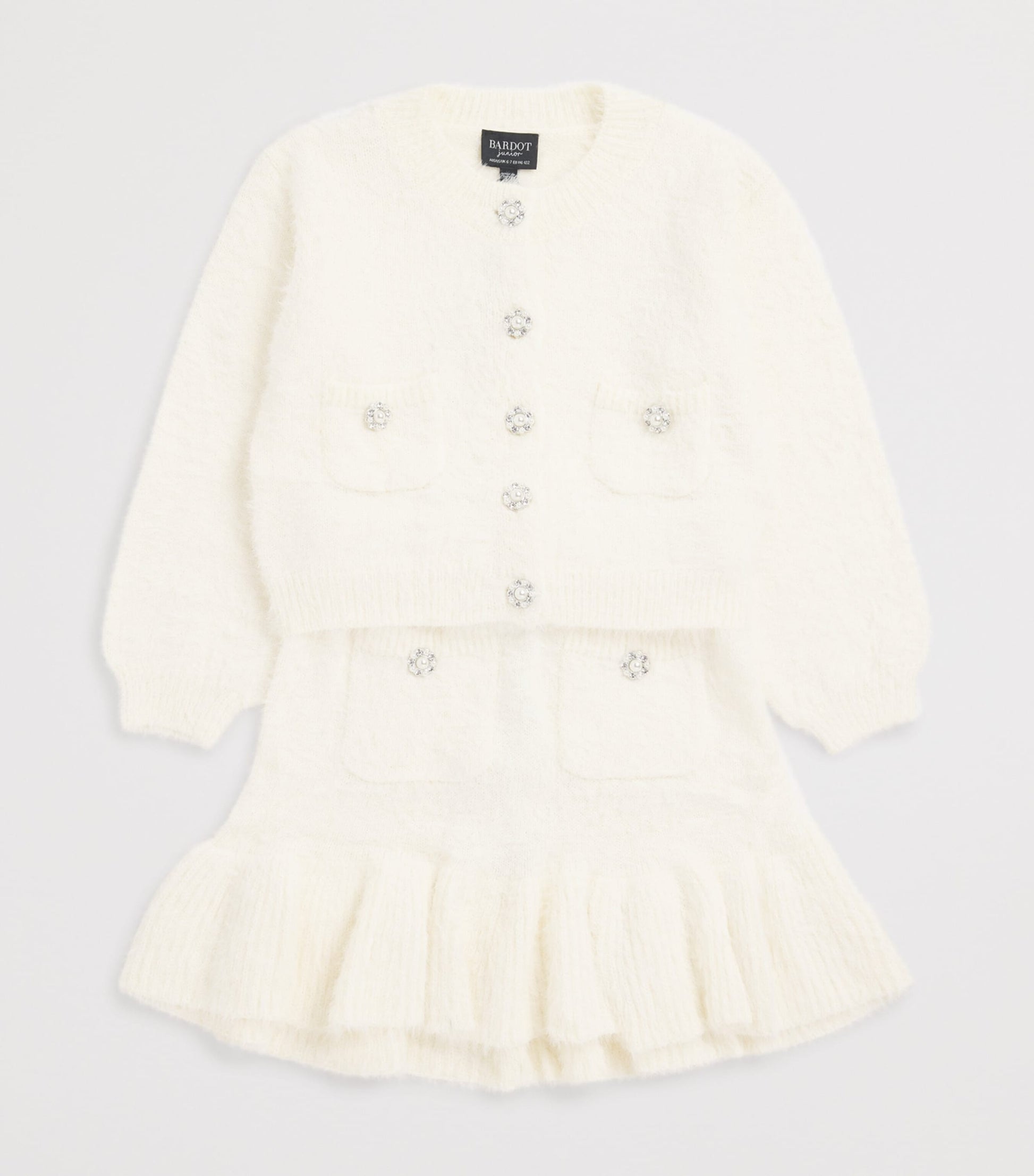 Bardot Junior Fluffy Sophia Cardigan (4-10 Years)