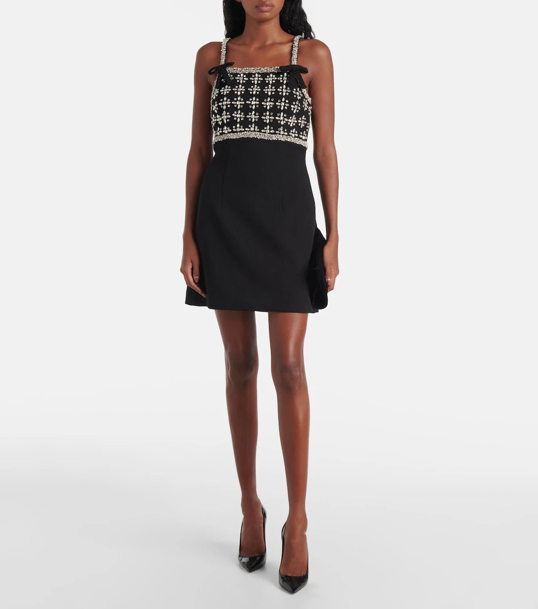 Rebecca Vallance - Rina crystal-embellished minidress
