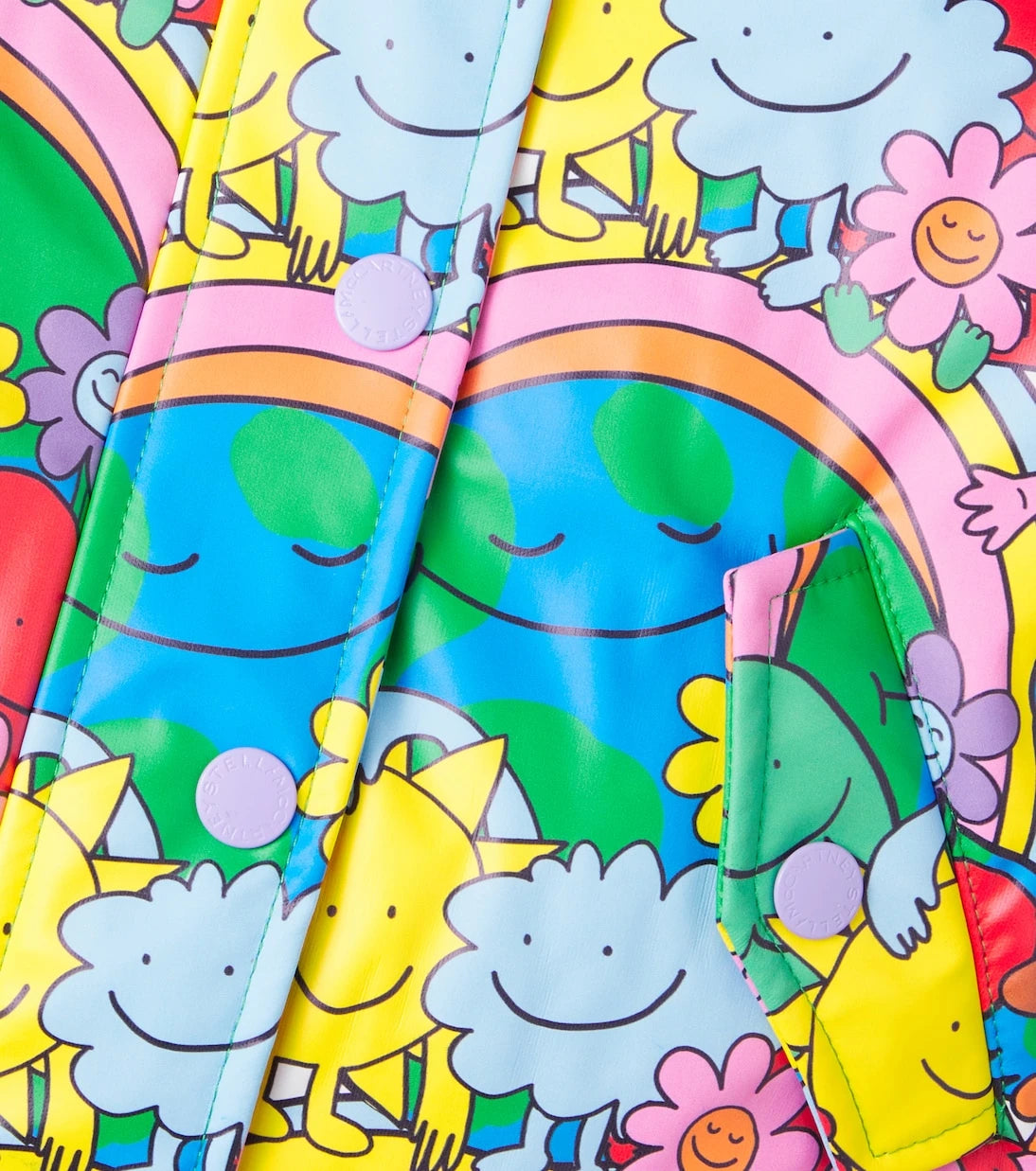 Stella McCartney Kids - Baskılı yağmurluk