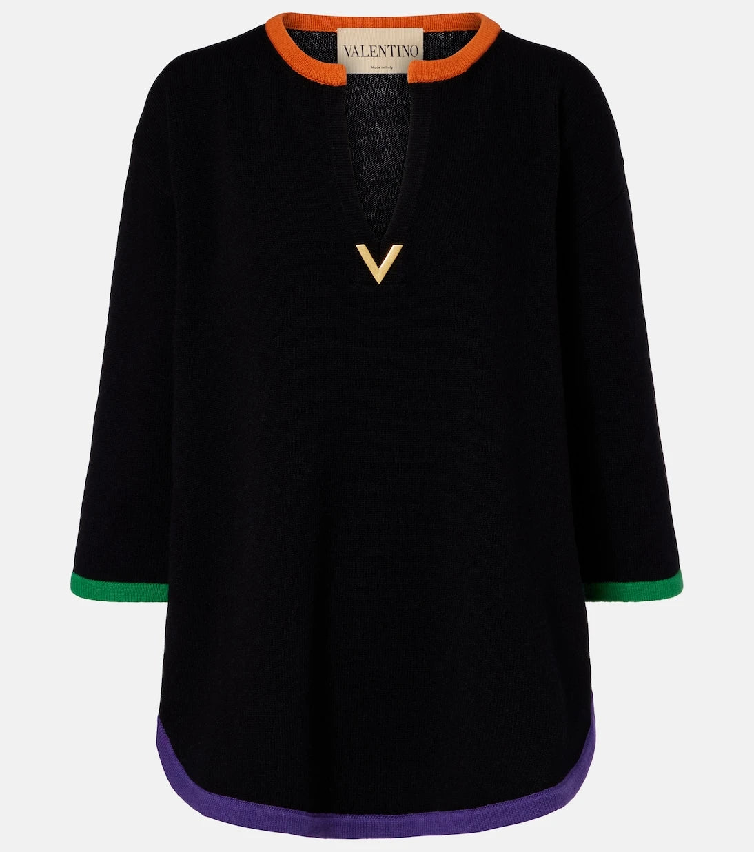 Valentino - VGold virgin wool sweater