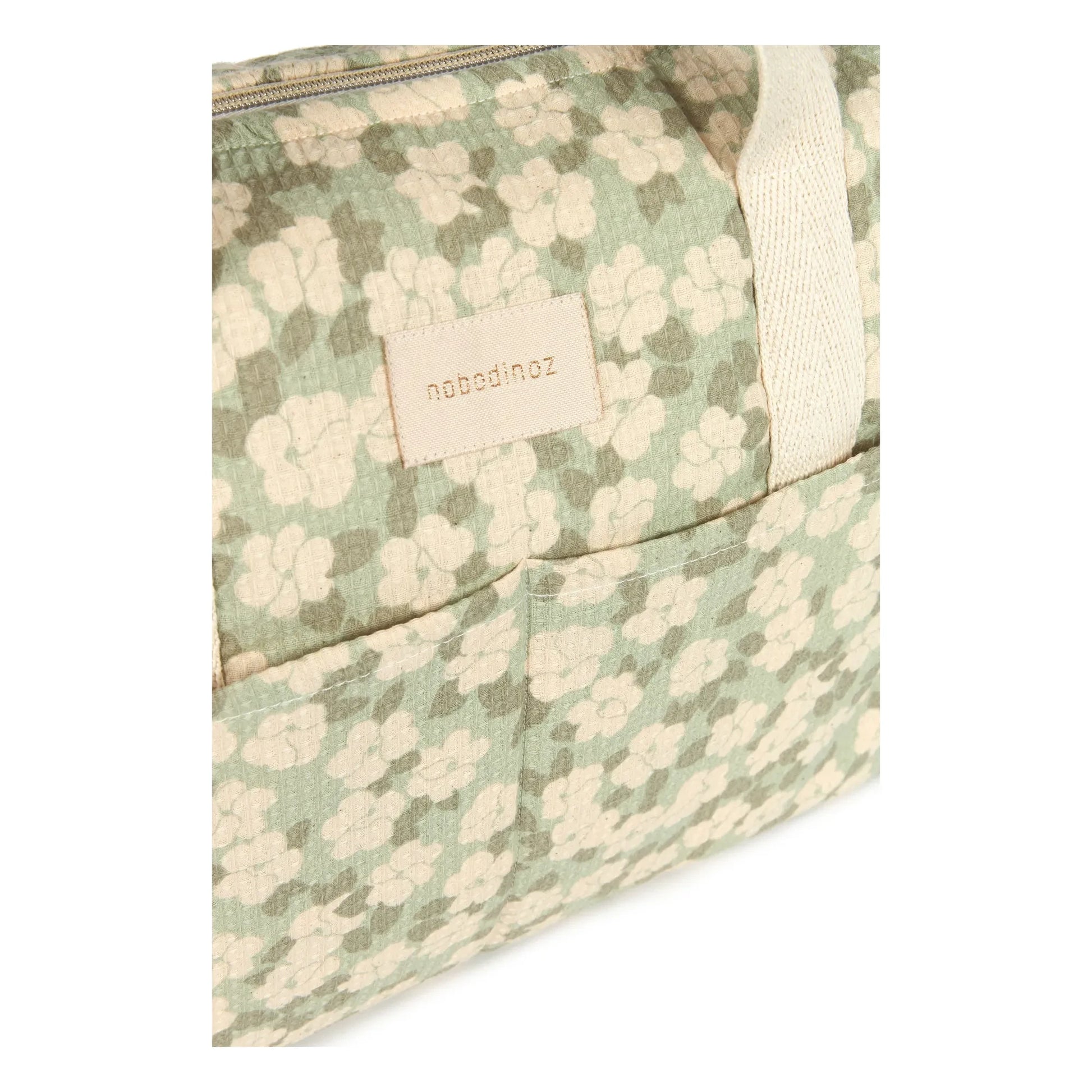 Nobodinoz - Gala Opera Sakura waterproof diaper bag | Sage