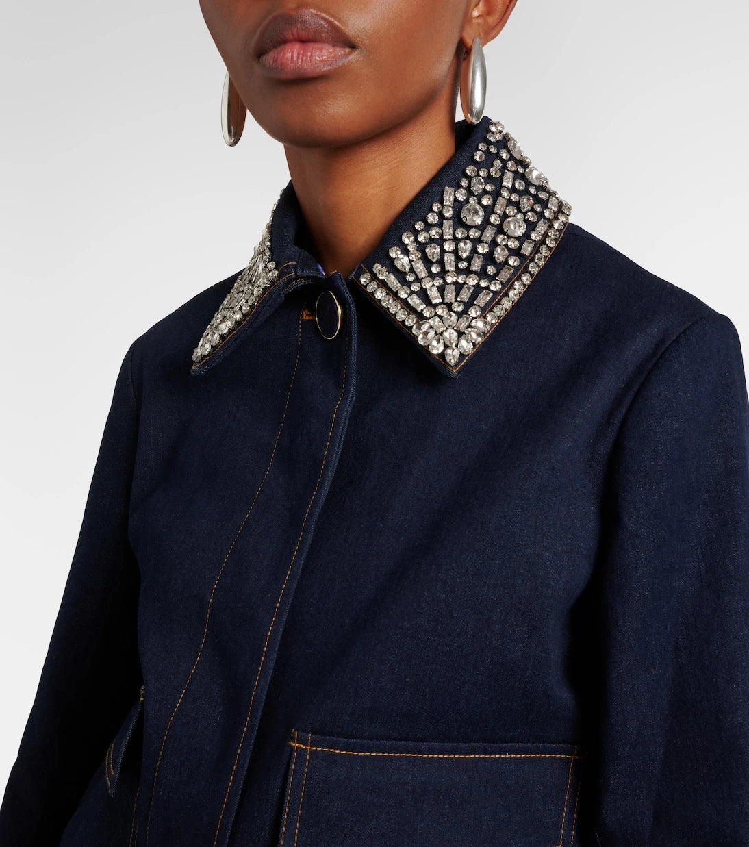 Veronica Beard - Barrington embellished denim jacket