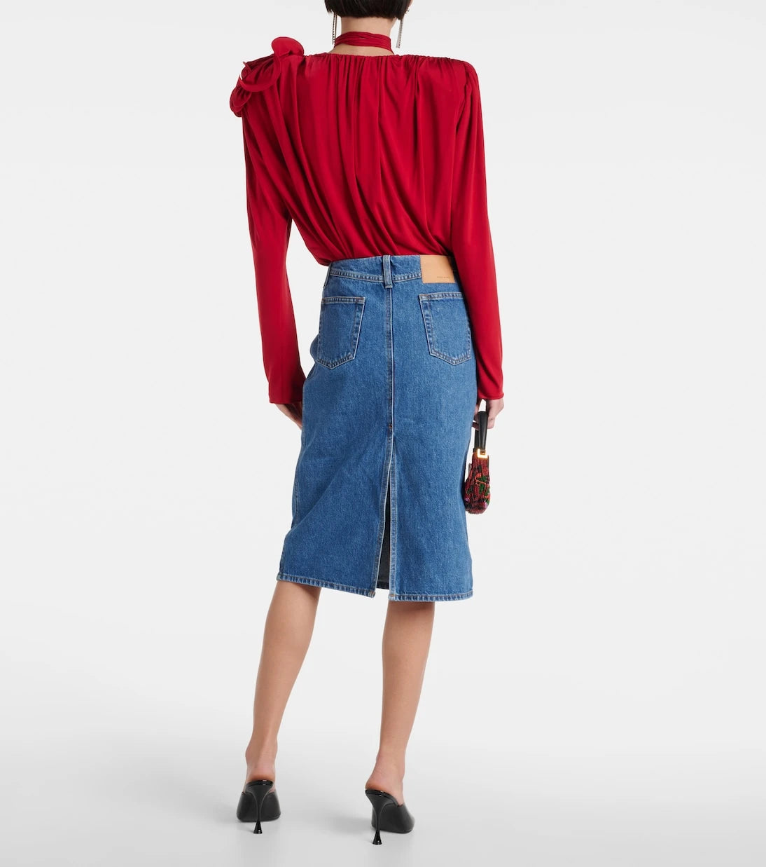 Magda Butrym - Denim midi skirt