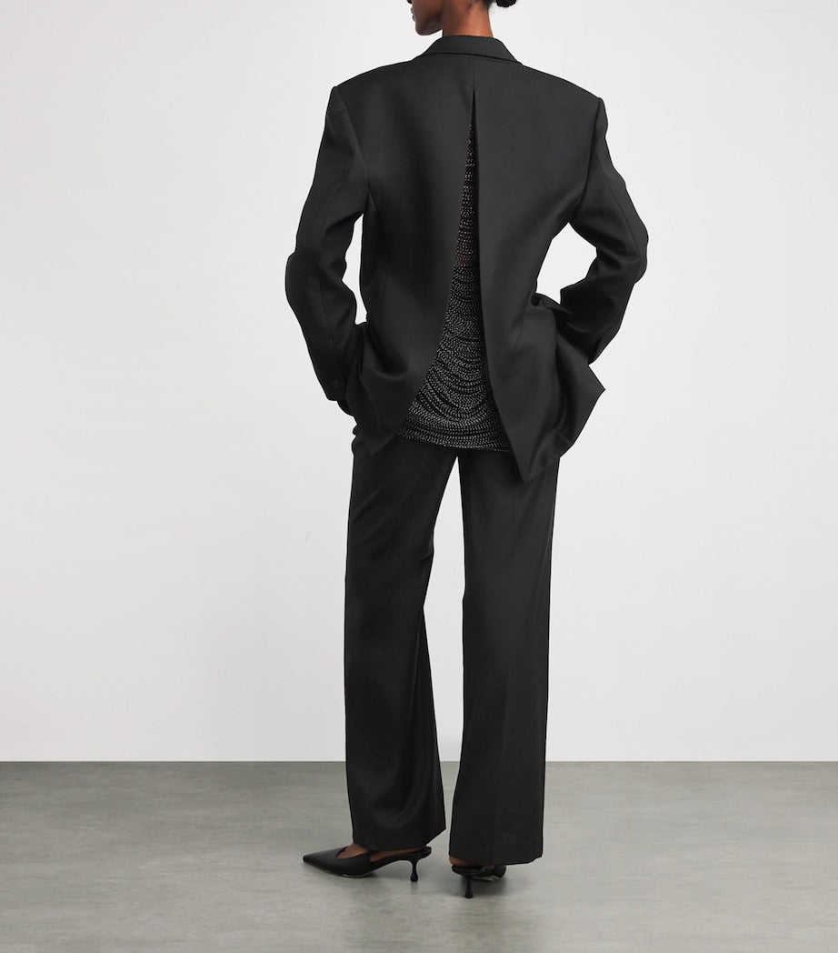 Wool-Blend Edie Blazer