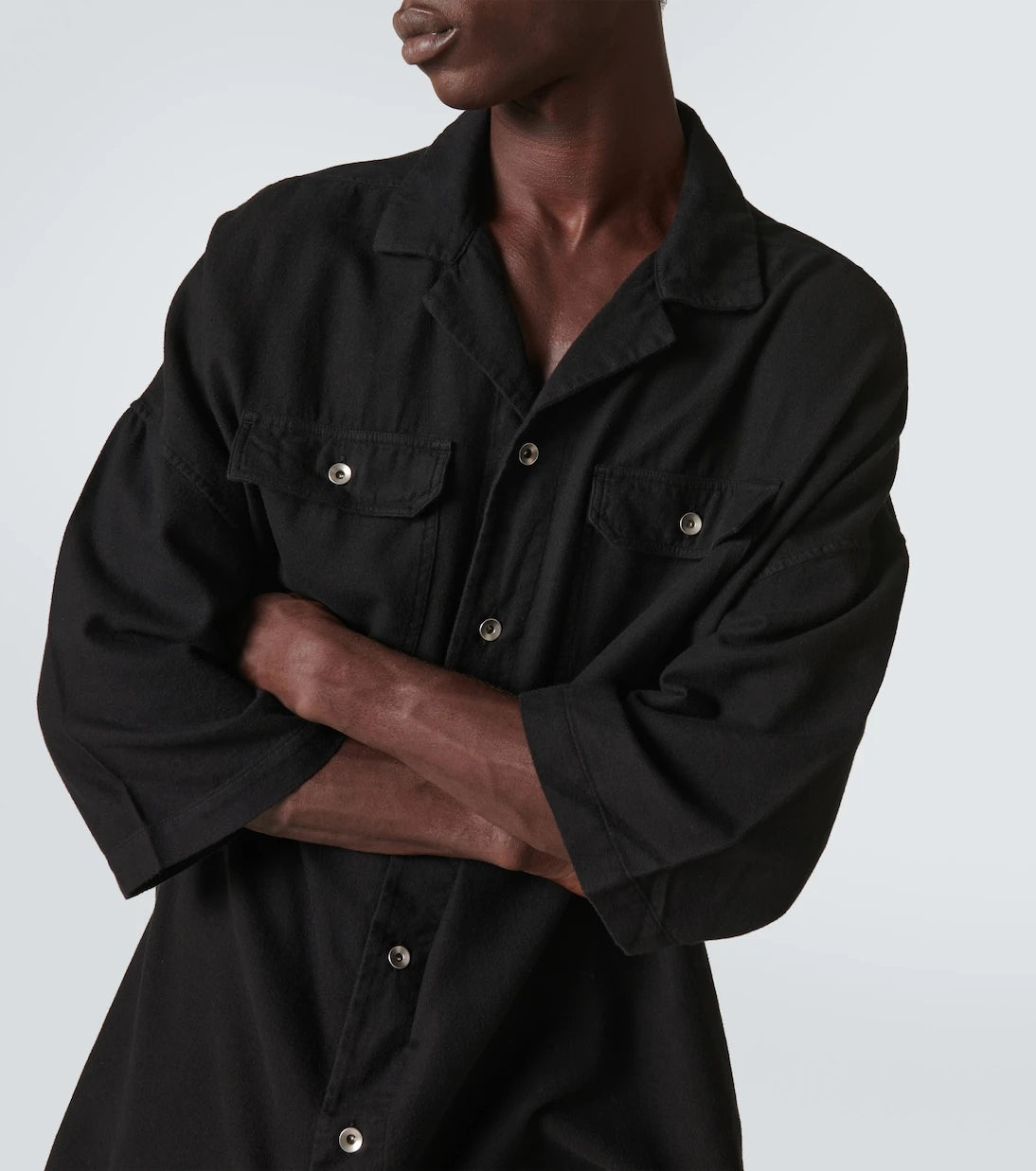Rick Owens - Magnum Tommy oversized cotton shirt