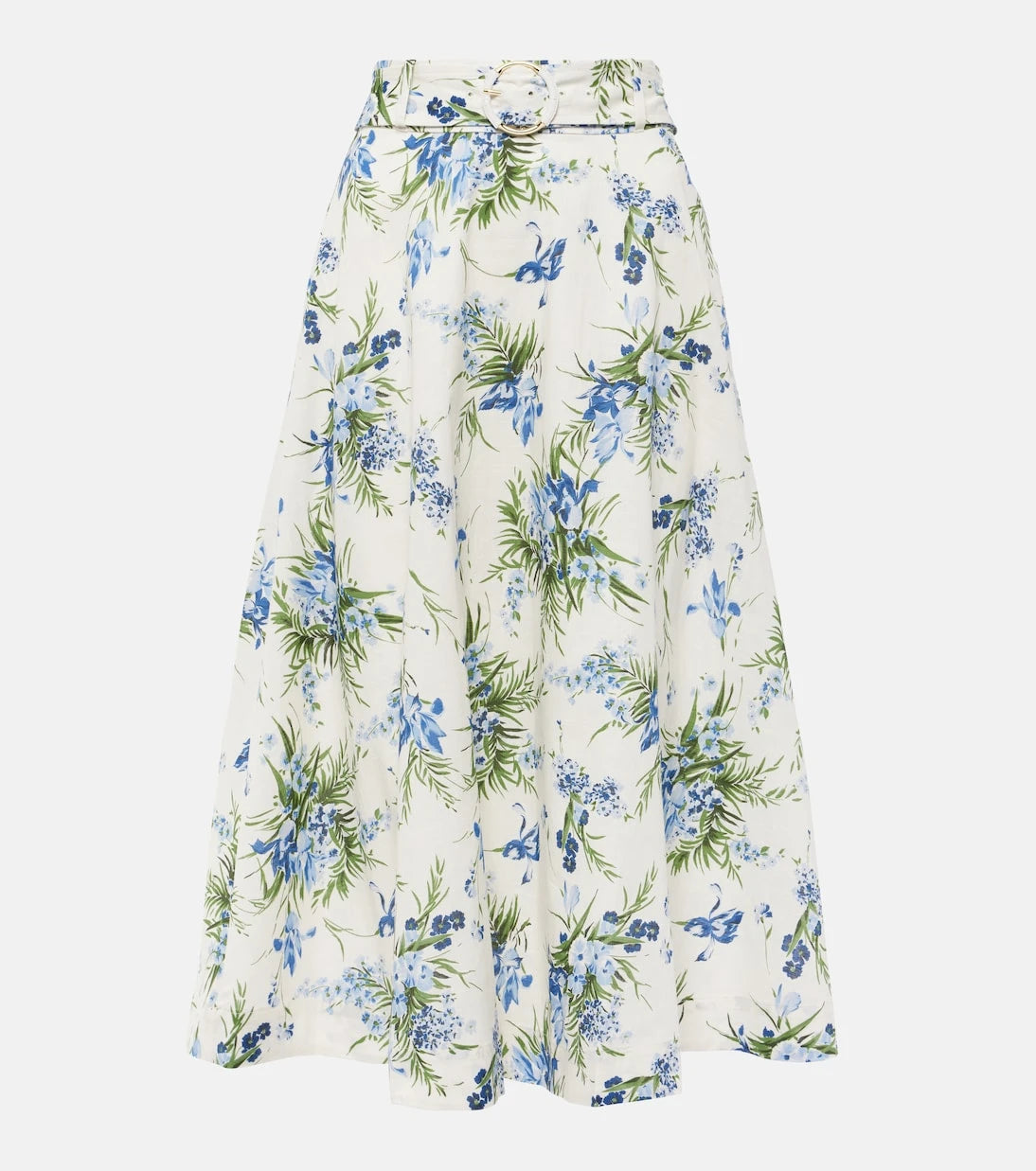 Veronica Beard - Arwen floral cotton midi skirt