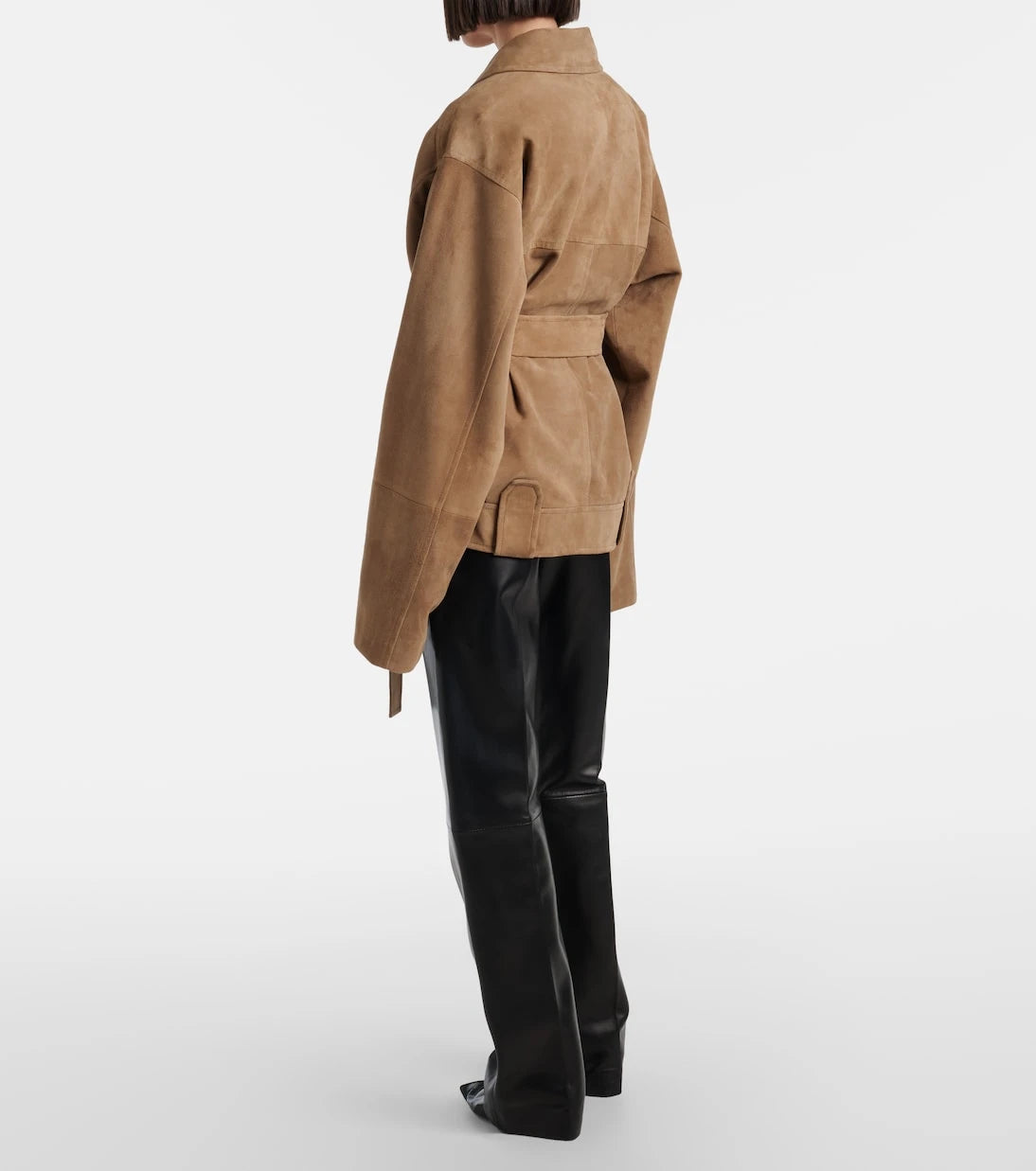 Khaite - Mita leather straight pants