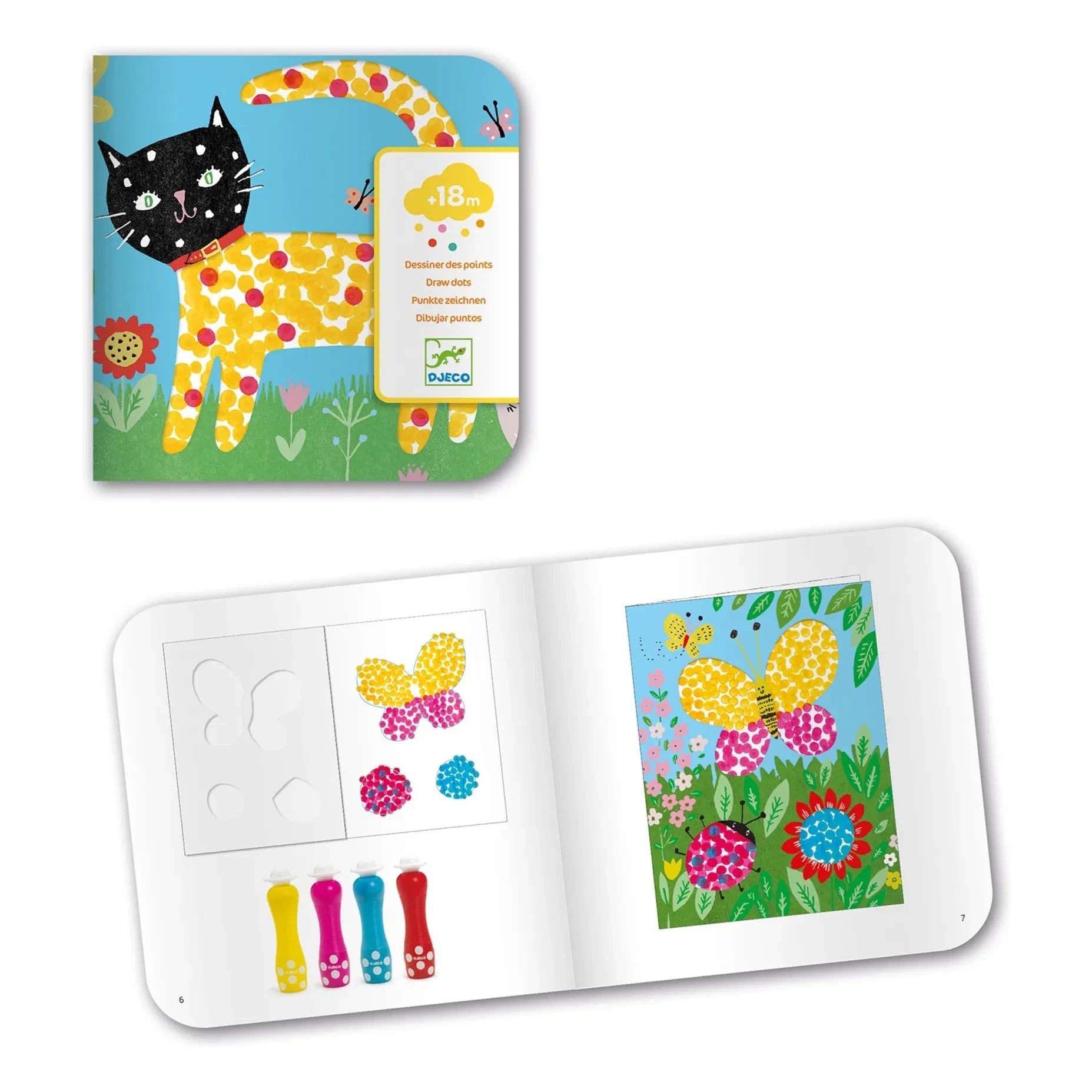 Djeco - A petits points paint set