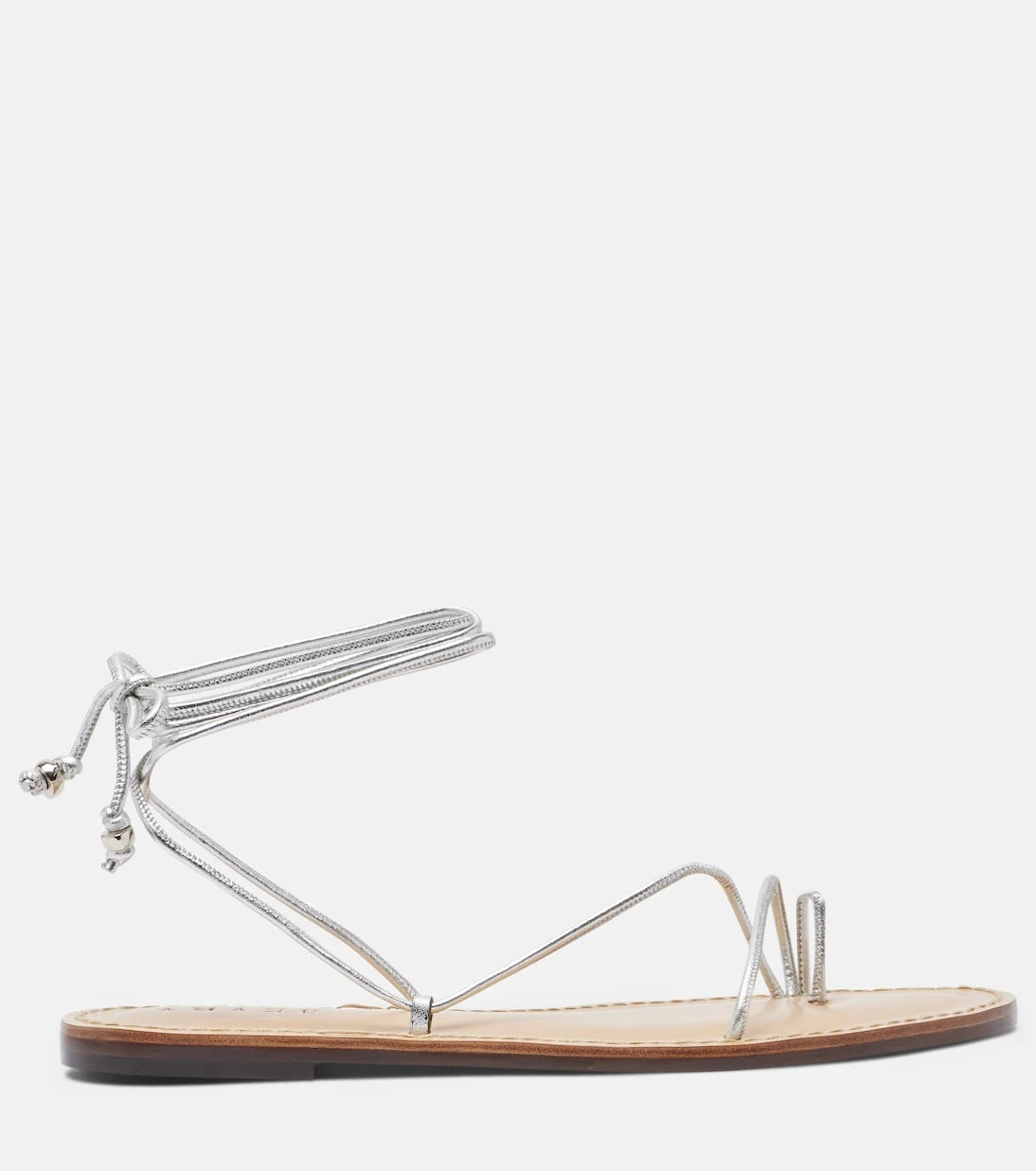 Amanu - Karima metallic leather sandals