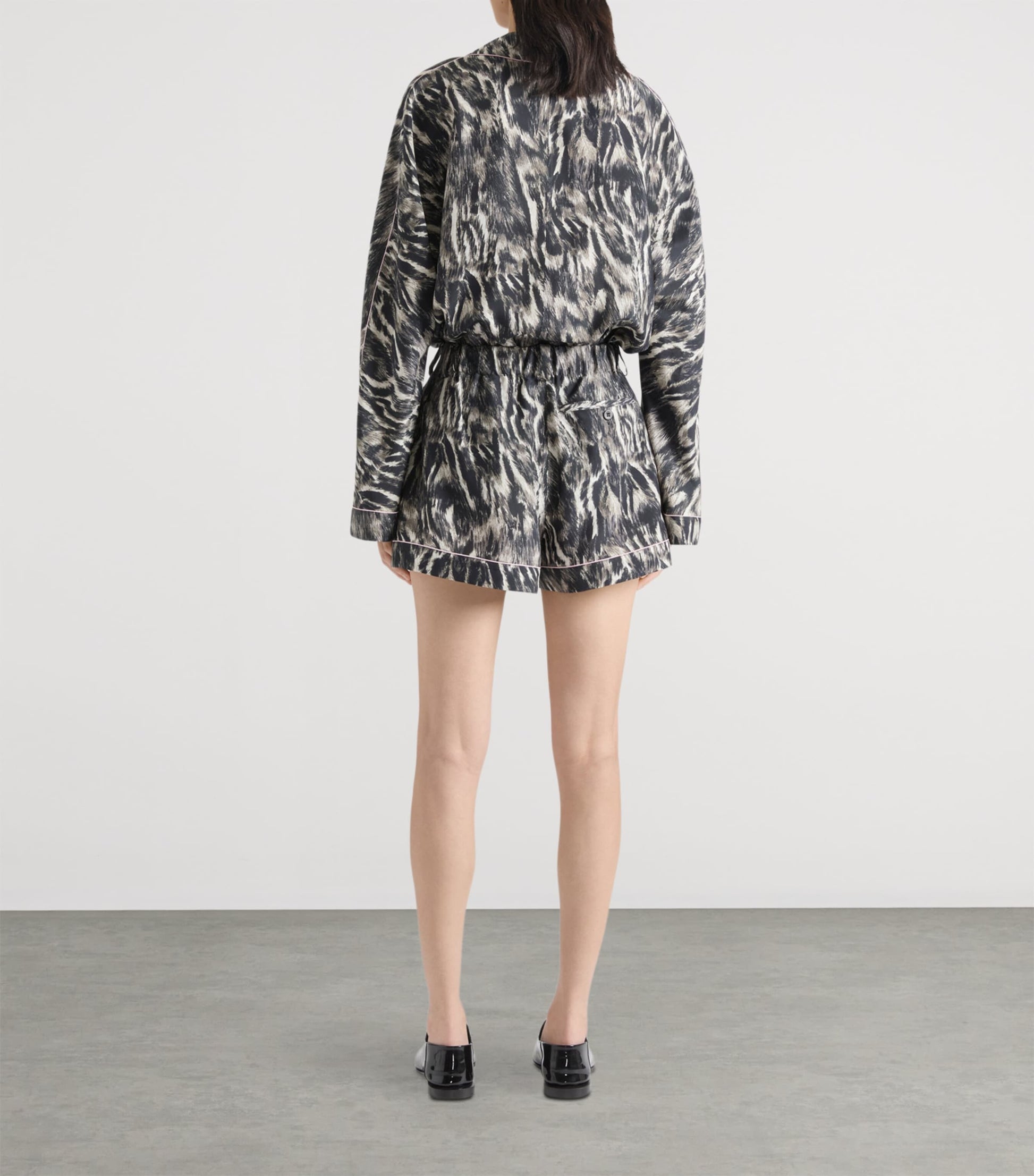 Multi Wool Printed Shorts