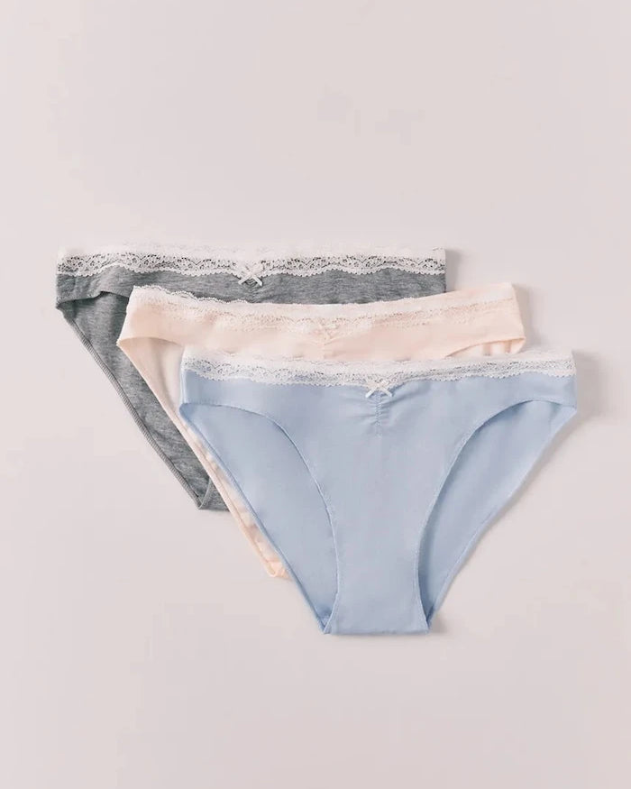 women'secret pamuklu kadın bikini 3'lü