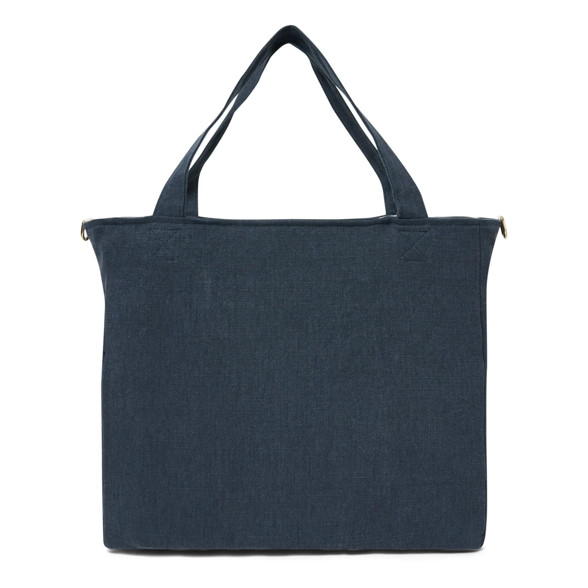 Adorna - Isia Linen Changing Bag | Navy blue