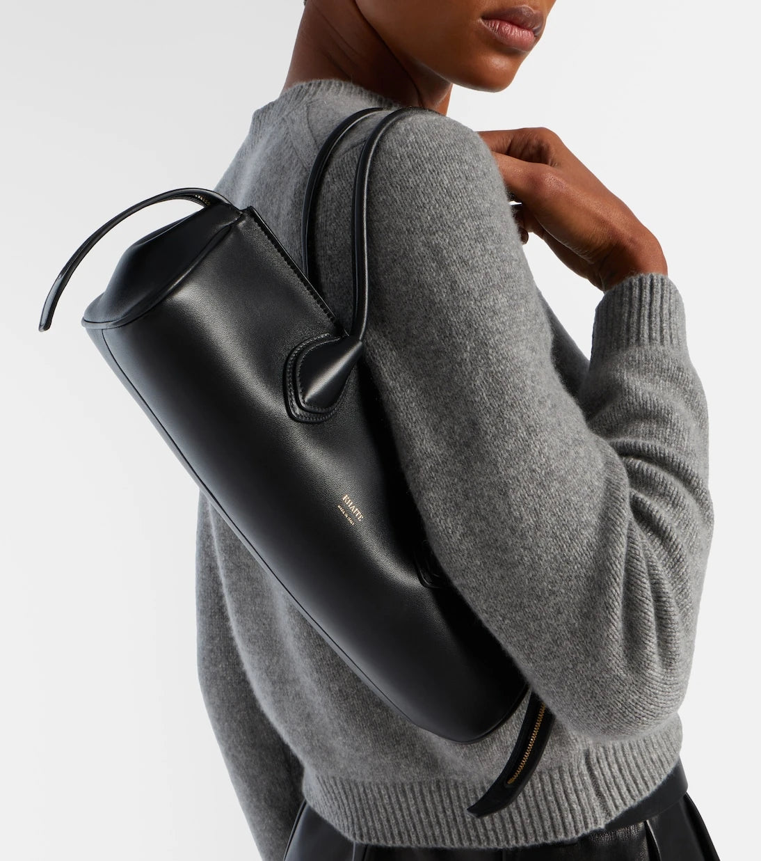 Khaite - Donna leather shoulder bag
