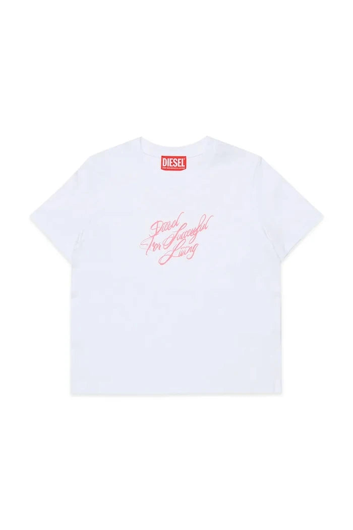Diesel TRIPIT T-SHIRT Çocuk Pamuklu Tişört