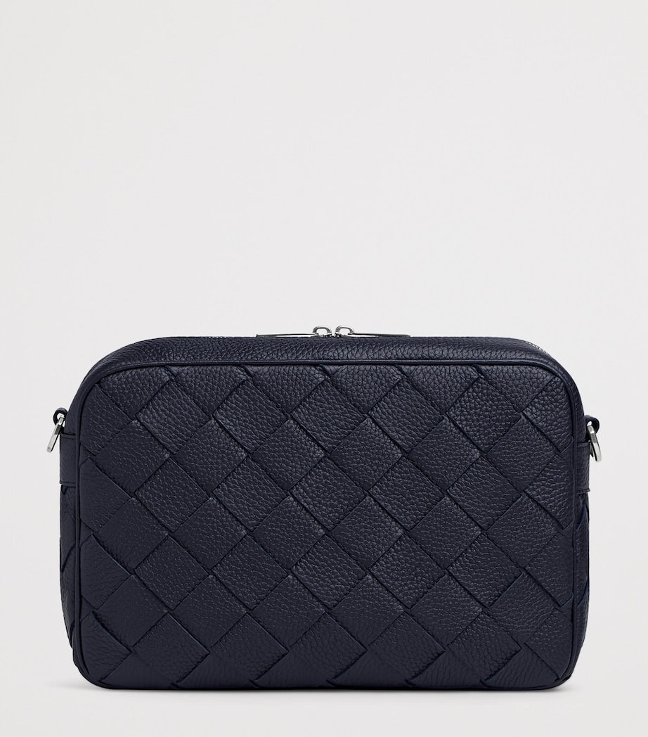Bottega Veneta Leather Intrecciato Camera Bag
