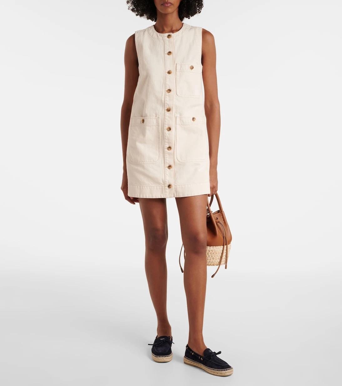 Veronica Beard - Oakley denim minidress