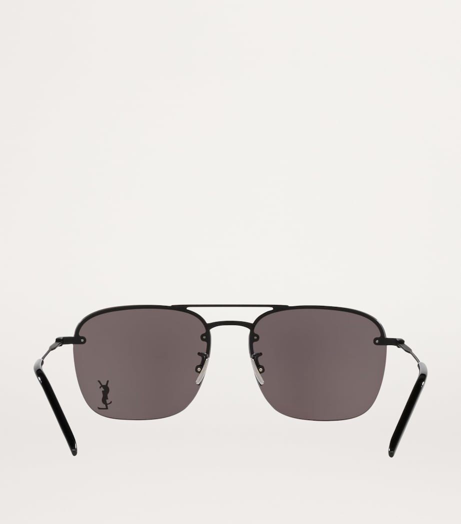 Saint Laurent Black Metal 0YS000490 Sunglasses