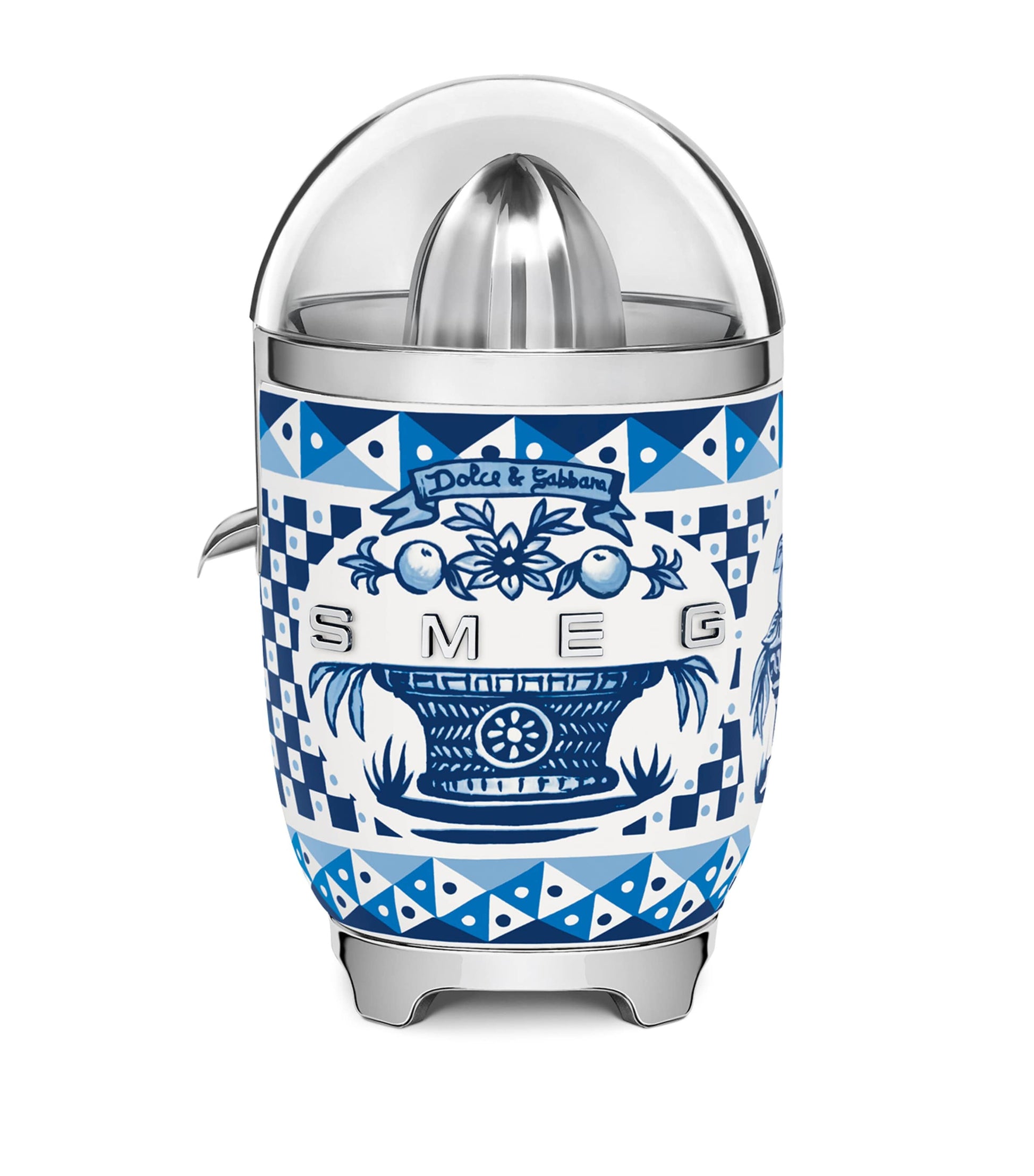Smeg x Dolce & Gabbana Blu Mediterraneo Citrus Juicer