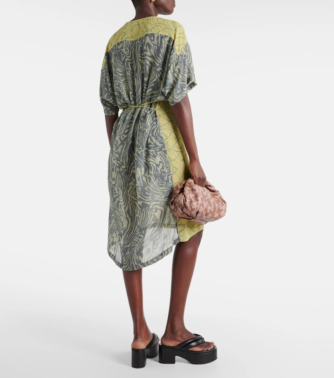 Dries Van Noten - Printed georgette minidress