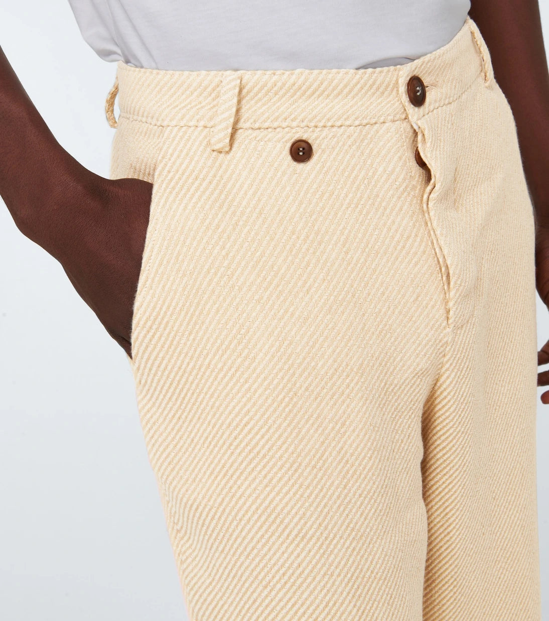 King & Tuckfield - Linen and cotton chino pants