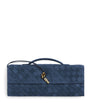 Blue Suede Andiamo Clutch Bag