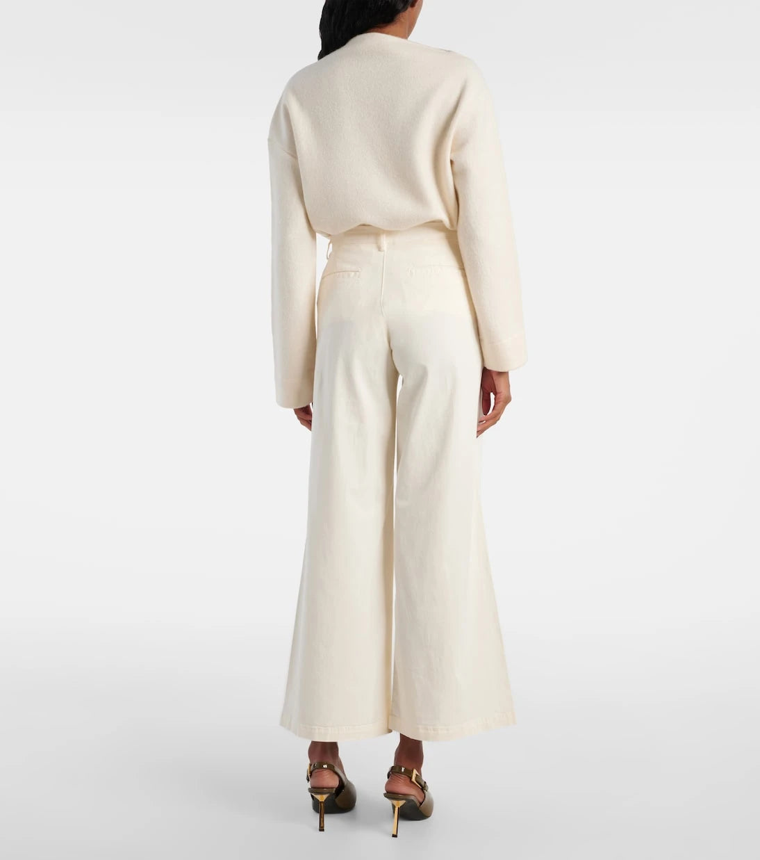 AG Jeans - Caden cotton-blend twill wide-leg pants