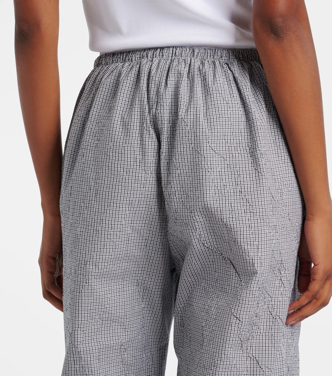 Róhe - Checked cotton-blend pajama pants