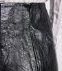 Black Leather Mini Skirt
