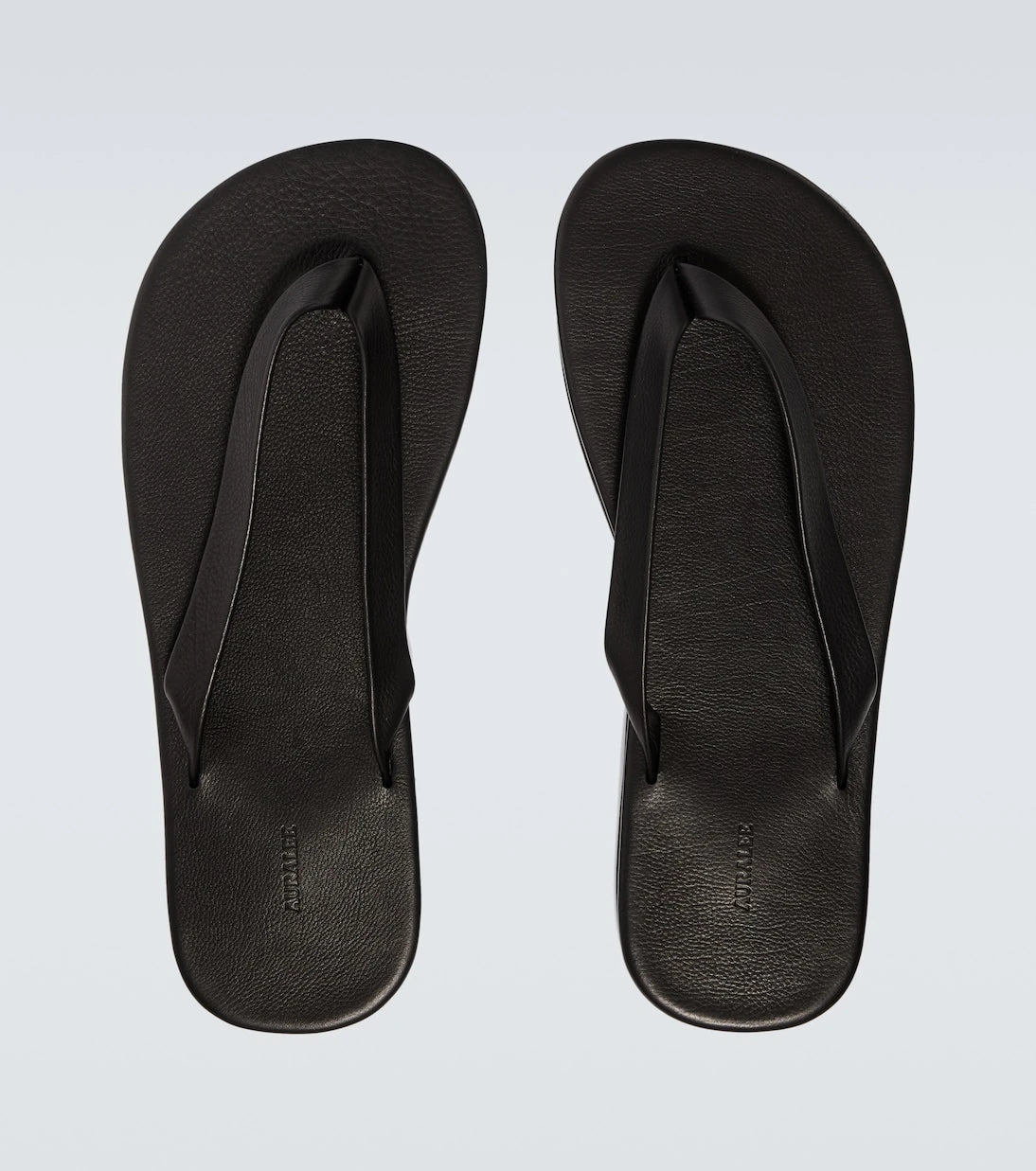 Auralee - Leather thong sandals