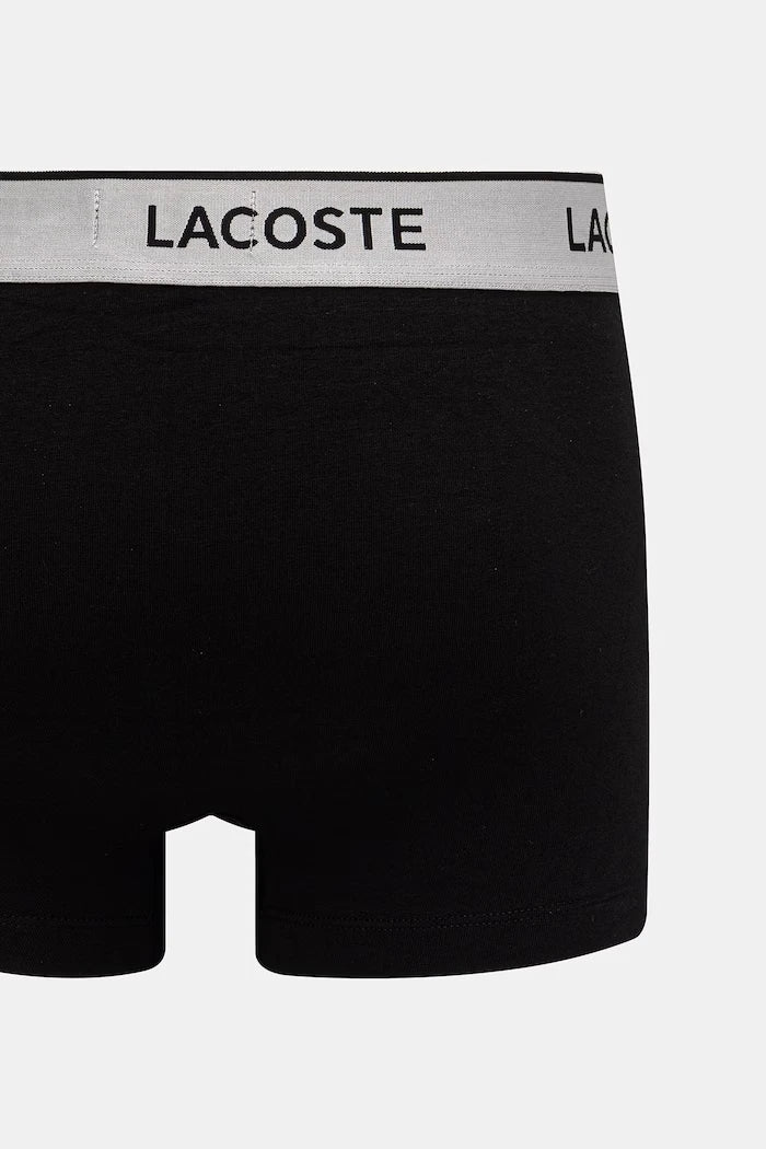 Lacoste Erkek Dar Kesim Pamuklu Boxer 3'lü